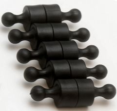 Magnet Pins - Solid - Small - Black - Neodymium 