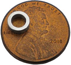 6 x 4 x 2 mm Rings - Neodymium Magnet