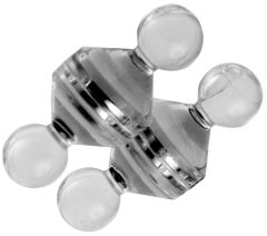Magnet Pins - Jewel - Large - Clear - Neodymium 