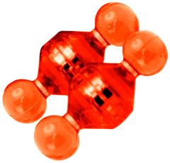 Magnet Pins - Jewel - Medium - Orange - Neodymium 