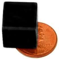Apex Magnets | 1/2" x 1/2" x 1/2" Cubes - Plastic Coated - Black -  Neodymium Magnet