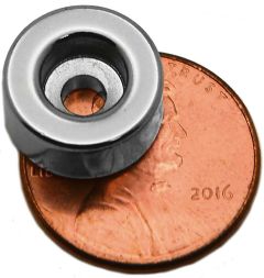 1/2" x 1/4"  Countersunk Ring - Neodymium Rare Earth Magnet