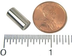 1/4" x 1/2"  Cylinders SmCo - Samarium Cobalt Magnet