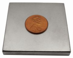 2" x 2" x 1/4" Block - Neodymium Magnet