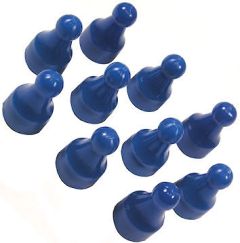 Magnet Pins - Blue Plastic