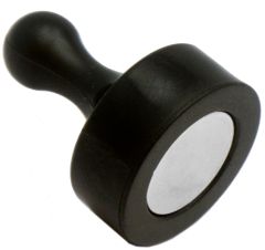 Magnet Pin - Solid - Jumbo Black - Neodymium 