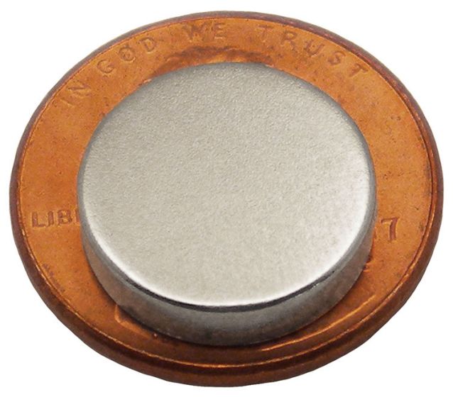Apex Magnets | 1/2" x 1/8" disc diametric - Neodymium Magnet