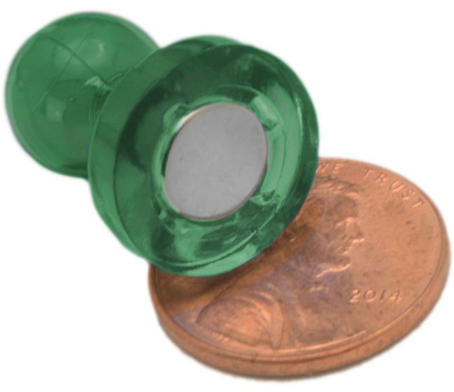 Magnet Pins - Jewel - Small - Clear - Neodymium